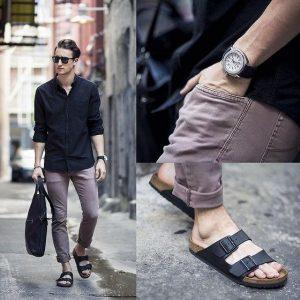 Arizona style Birkenstocks looking bad because it seems too forced in my opinion
