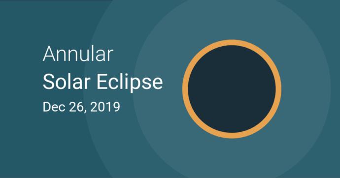 Are you aware of annular solar eclipse happening soon?