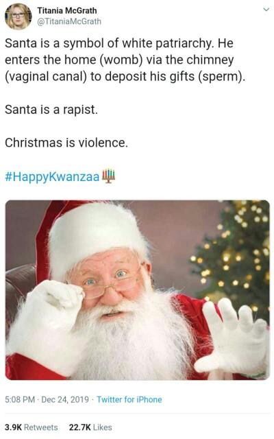 Is Santa a symbol of patriarchy?