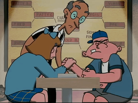 Do you win more or lose more in arm wrestling matches be honest?
