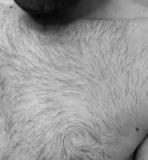 If a man closely trims his body hair?
