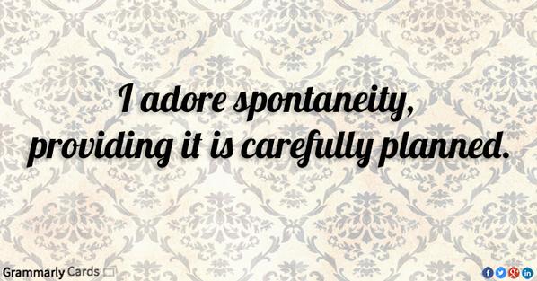 On a scale of 1-10, how spontaneous/impulsive are you (in terms of randomly going places or doing/buying things)?