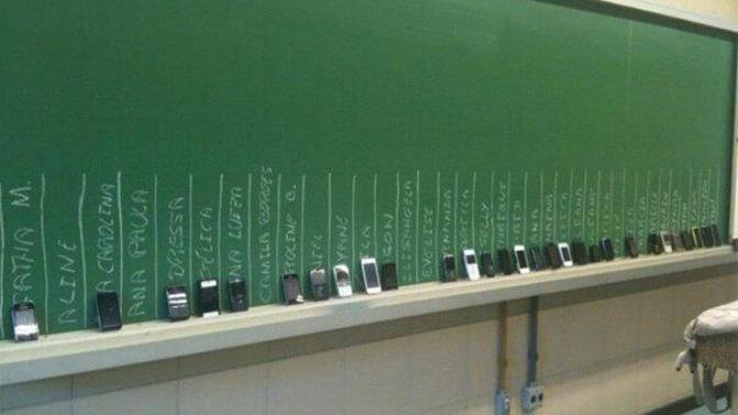 How do you stop kids from texting in class instead of them paying attention?