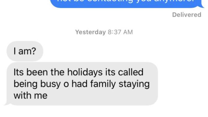 Was he saying that he's not interested?