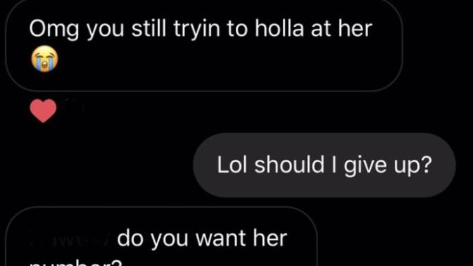 Would you go on a date with someone your friend is attempting to set you up with?