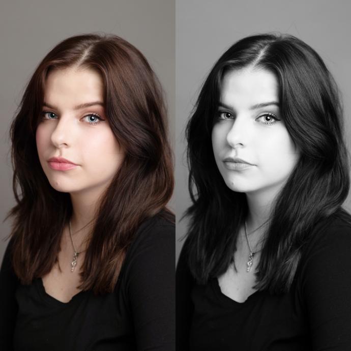 Should I use normal or black and white headshots for my musical theatre auditions?