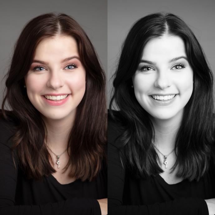 Should I use normal or black and white headshots for my musical theatre auditions?