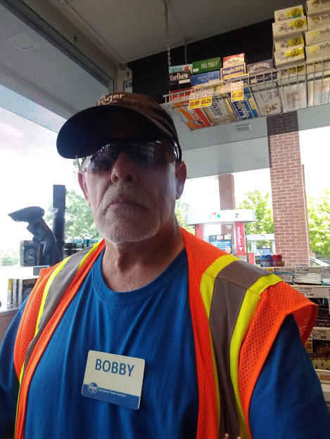 I'm never happy when I'm at that is why I'm not smiling. :(