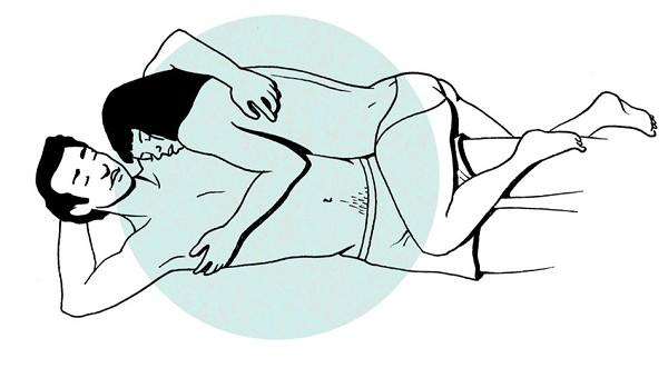 How do you like to be cuddled whilst sleeping?