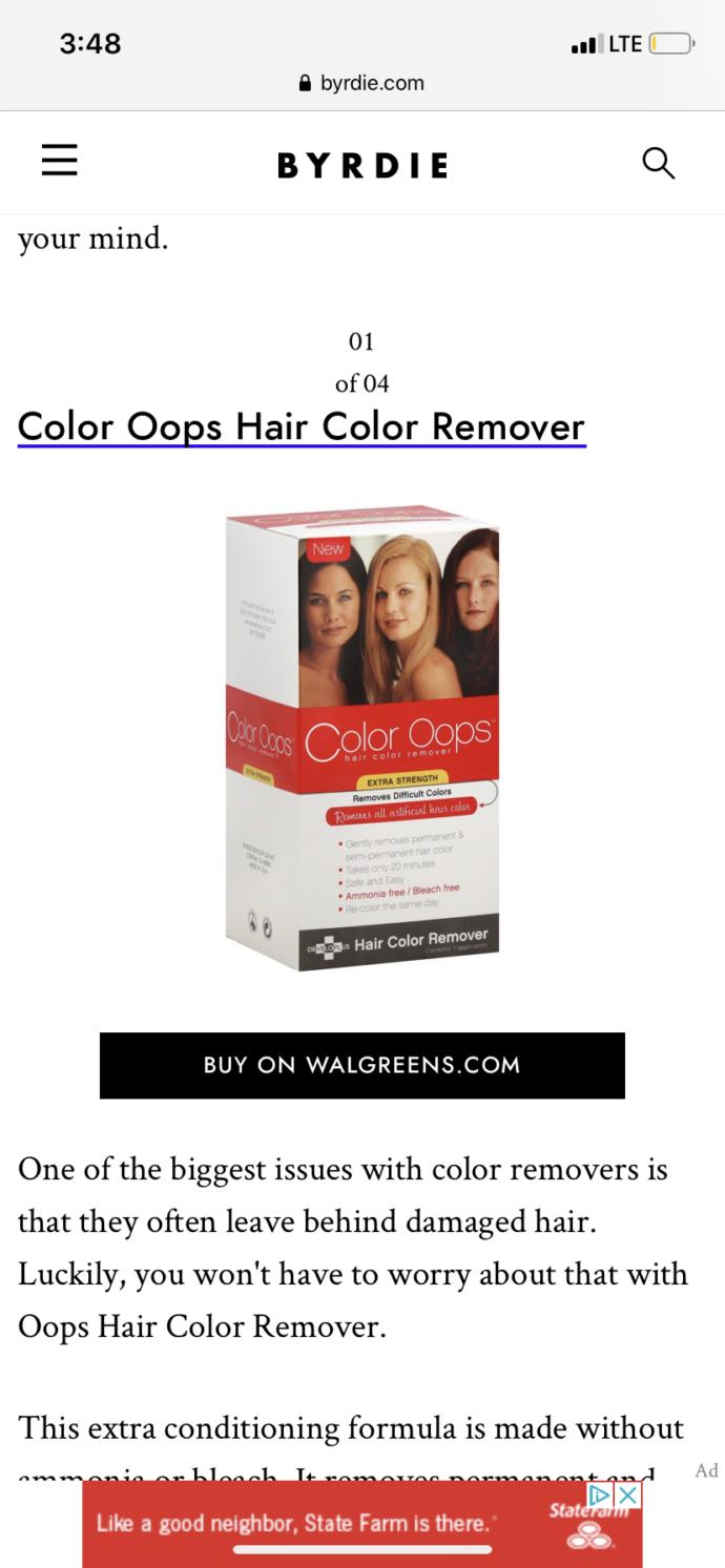 How does hair color remover work? Does it instantly turn your hair back to its natural color or will you have to keep dying it?