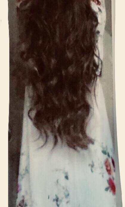 Reddish Brown Curly