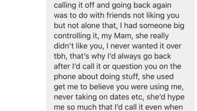 Got into a fight with ex, last week he deleted tinder because still into me. Can I please get advise?