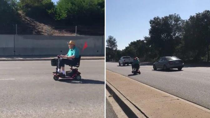 Should the elderly not use motorized chairs/scooters if they can't drive a car?