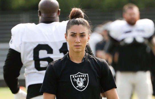 Would you have a problem with a female coach in your sport in particular like basketball or NFL?