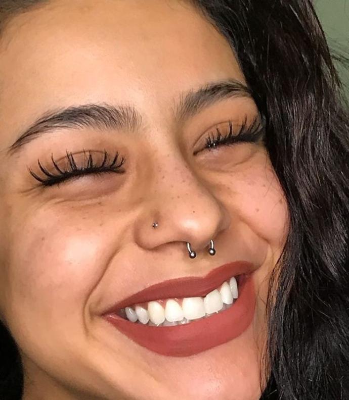 What type of pain should I expect for septum and nose piercing?