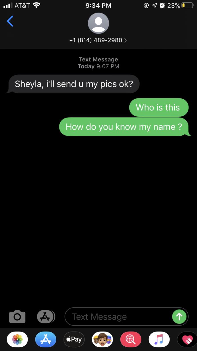 Im getting stalked? My phone number has been released?