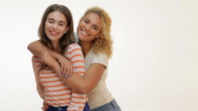 Girls, how touchy are you with your friends?