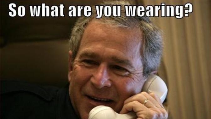 What are some funny/clever responses to when a guy asks “what are you wearing?”?
