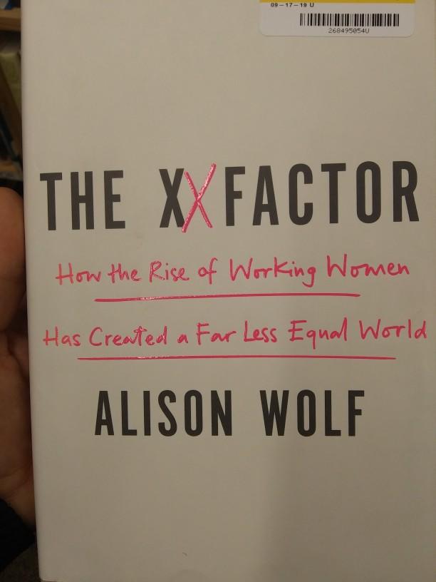 What do you think of the title of this book as it relates to gender equality, do you agree with its statement, why or why not?