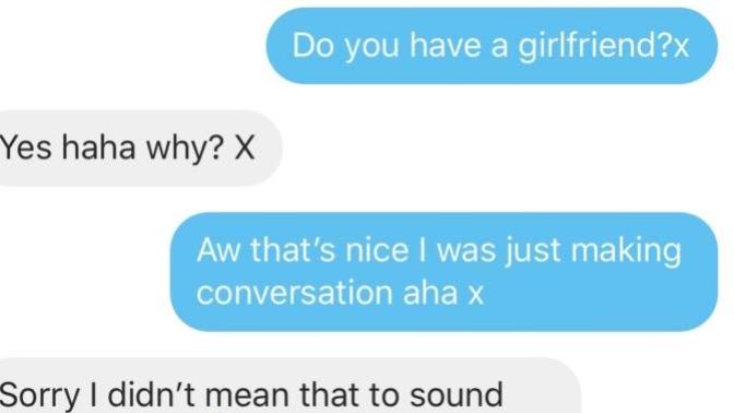 He admitted he isn’t single but is still flirting with me?