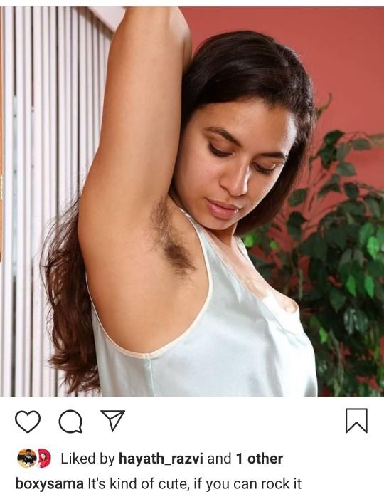 Why is society more accepting of men's armpit hair?