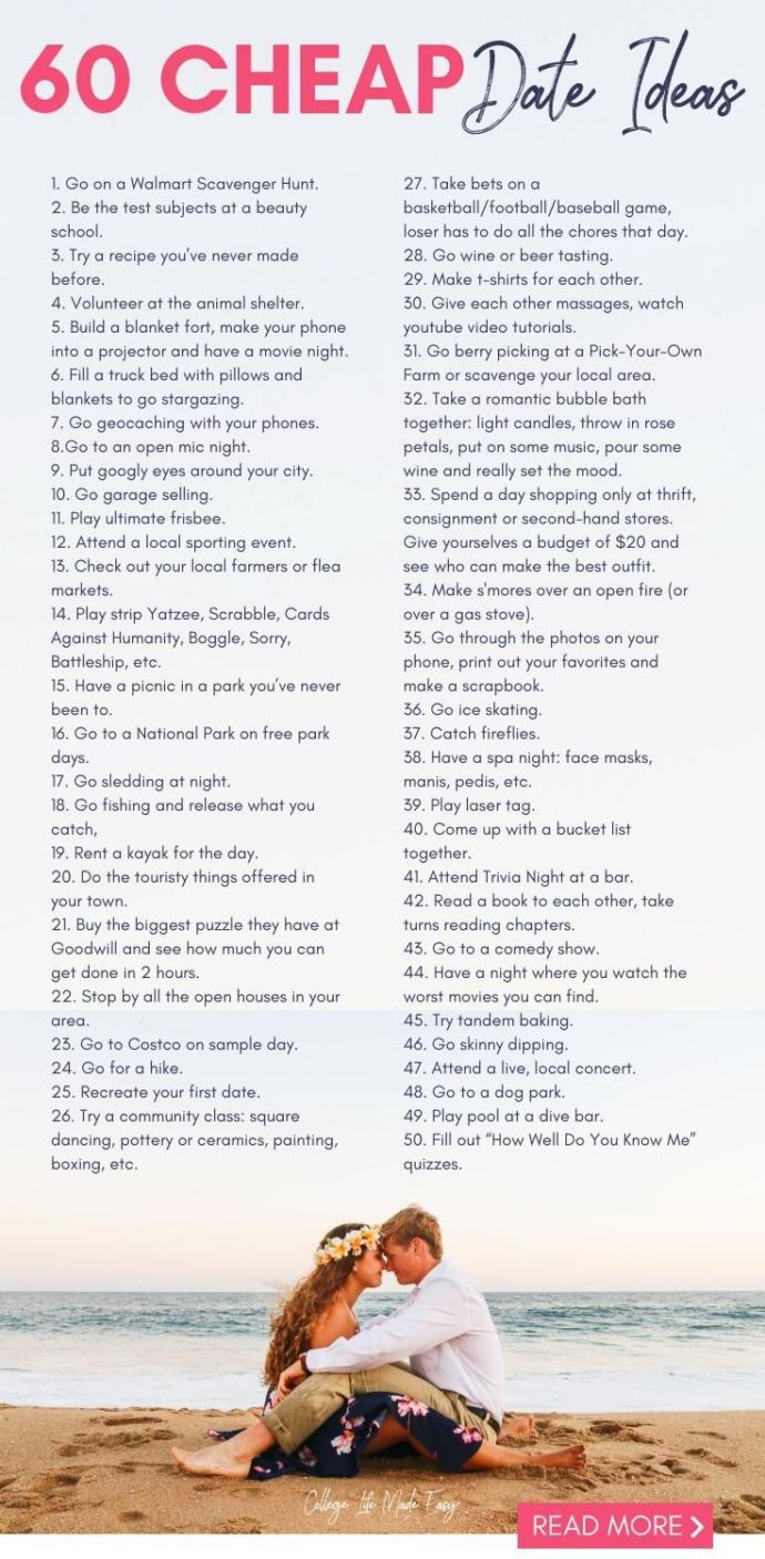 What are good cheap date ideas?