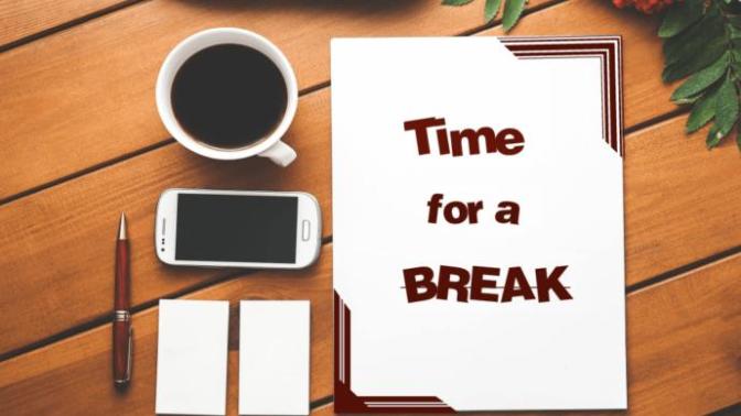 What do you need a break from at the moment?