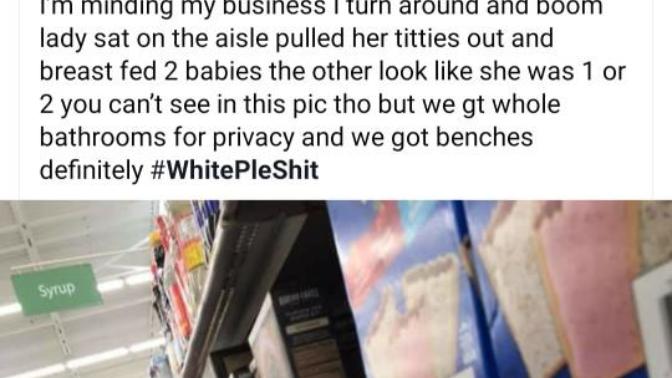 How would you react to this lady breastfeeding in the aisle?