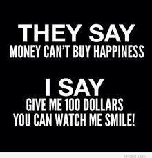 If money isnt everything then?