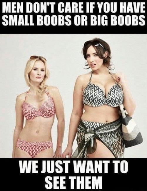 What does it mean when a guy stares at your boobs?