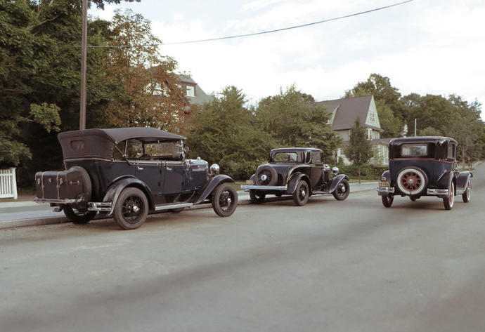Which of these photos is the model car?