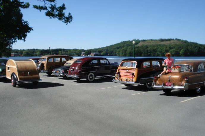 Which of these photos is the model car?