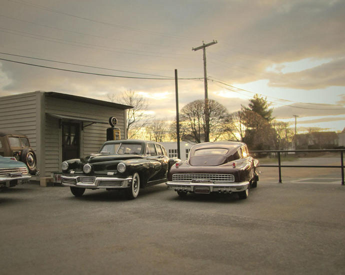 Which of these photos is the model car?