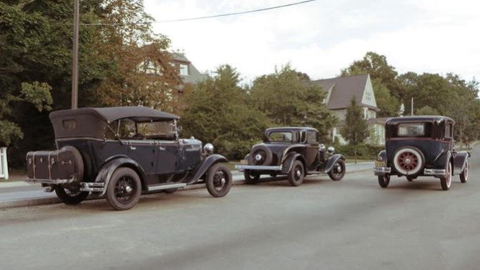 Which of these photos is the model car?