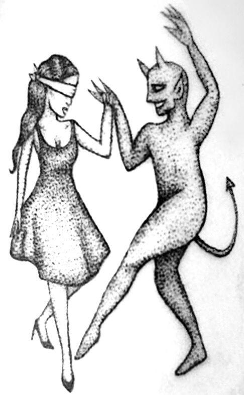 What is meant by the saying dancing with the devil?