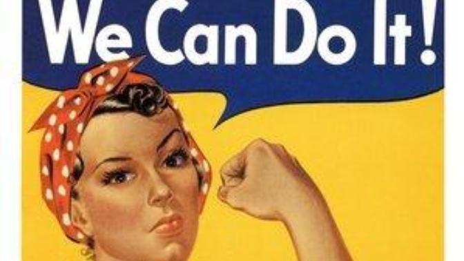 What is the opposite of a man's man for a woman?