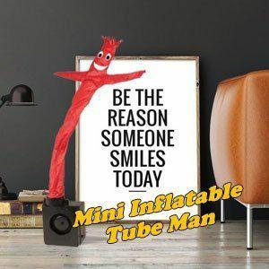 What do you think of an office desk size wavy tube man?