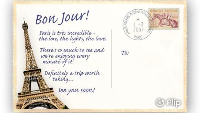 Is this Paris? Are you thinking of going to Paris for a romantic getaway?