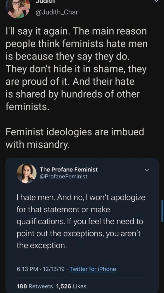 Why are so many people on this app anti feminism?