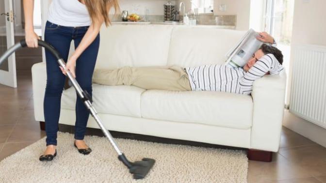 Are men who have their house wives clean all their messes considered lazy?