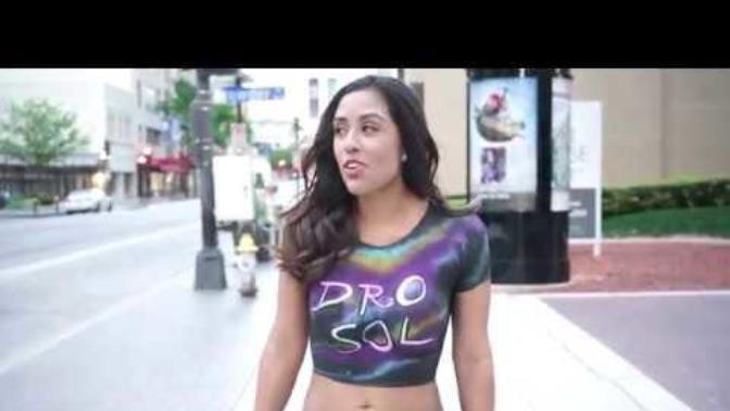 Would you go outside wearing nothing but body-paint?