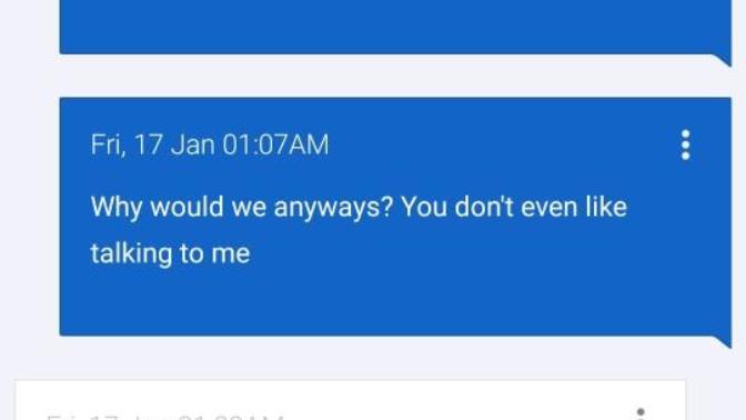 Why does she want to be friends?
