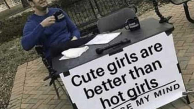 What's better, cute girls or hot girls?