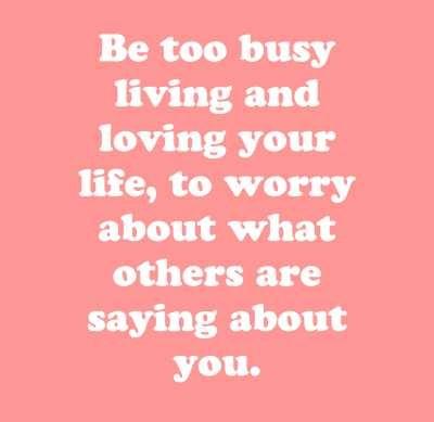 Are you happy with your life?