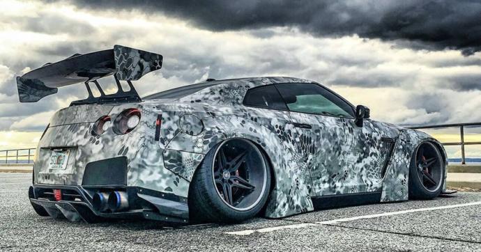 Which of these camouflaged wrapped cars would you choose?