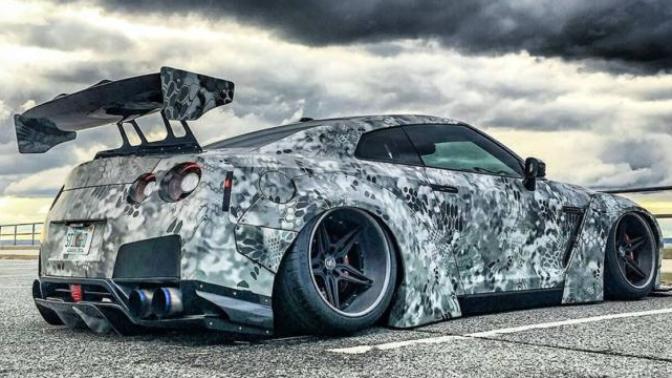 Which of these camouflaged wrapped cars would you choose?