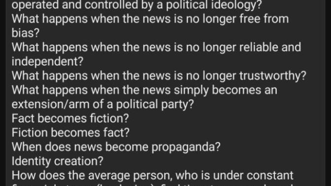 Why are you not following Qanon?