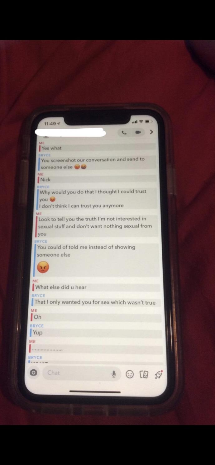 Did I break his trust?