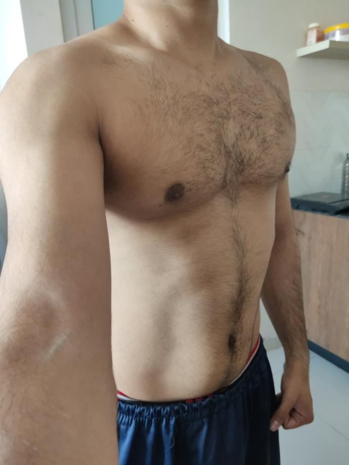 Girls with whom would you want to choose to go on date? this man or me (images in the description )? Why?