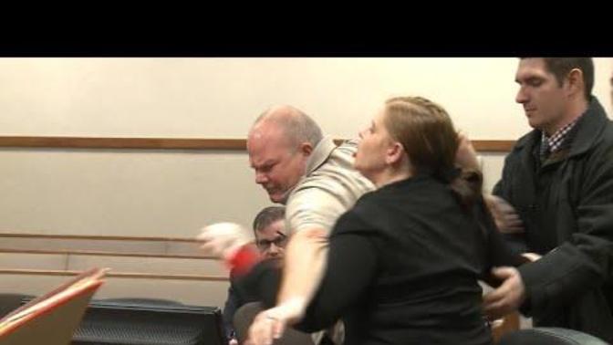 Isn't it reasonable to attack your child's killer in court?